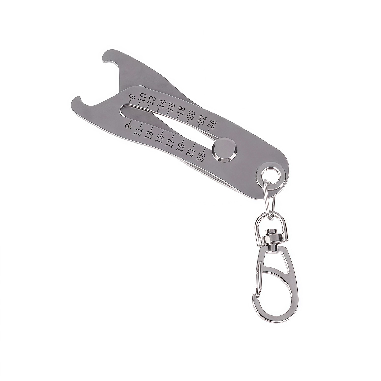 Bolt and Nut Identifier Gauge Size Gauge Precise Bolt Size Finder Keychain Tool