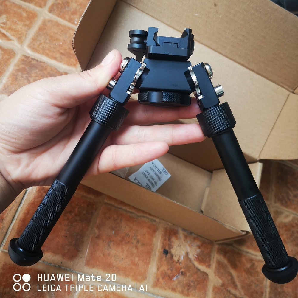 6.5-9in Rifle Bipod Foldable QD Quick Release Pivot Rotating Adjustable Leg V8