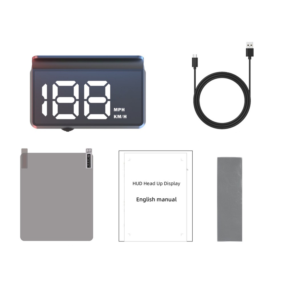 Car Speed Projector HUD with LED Display and Automatic On with Engine Start