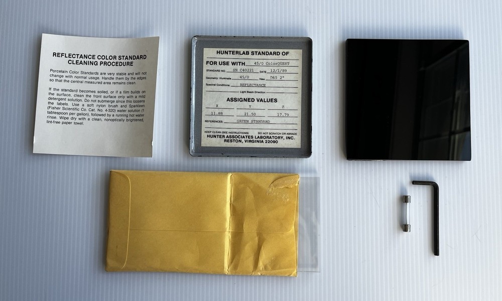 Hunter Lab Colorimeter Standard Kit