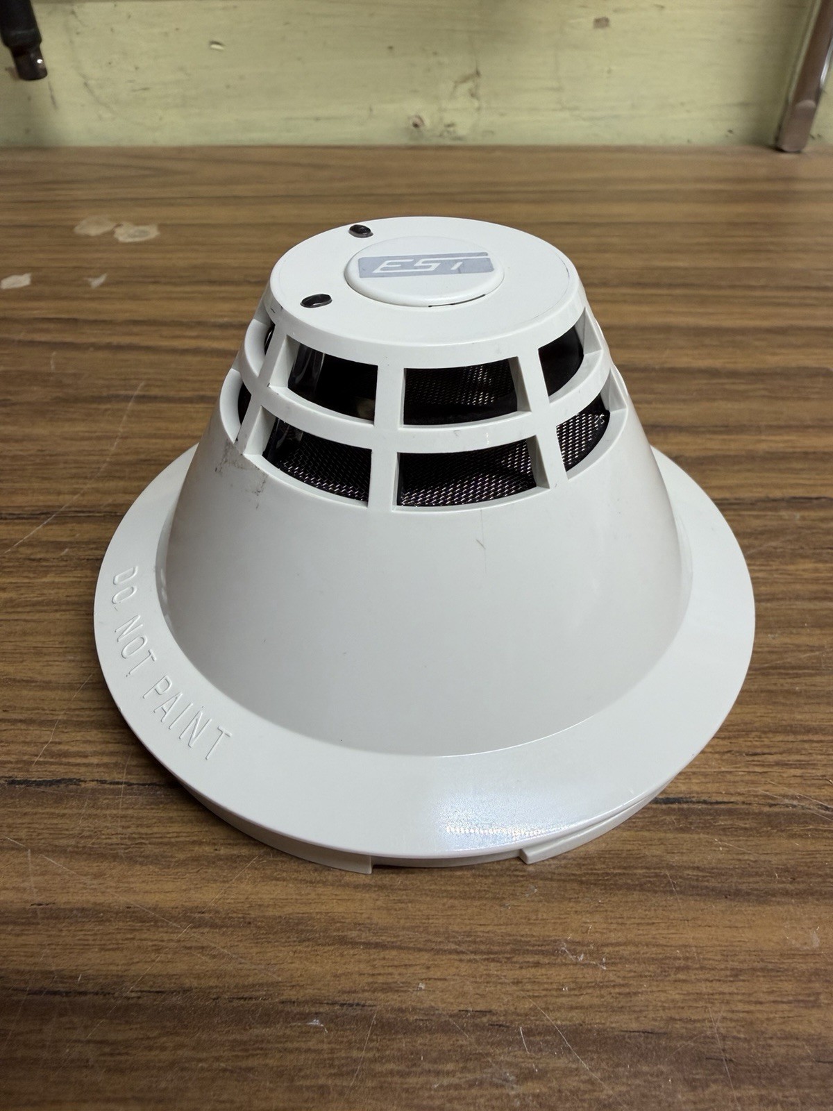 (1) EST Edwards SIGA-PS Addressable Photoelectric Fire Alarm Smoke Detector Head