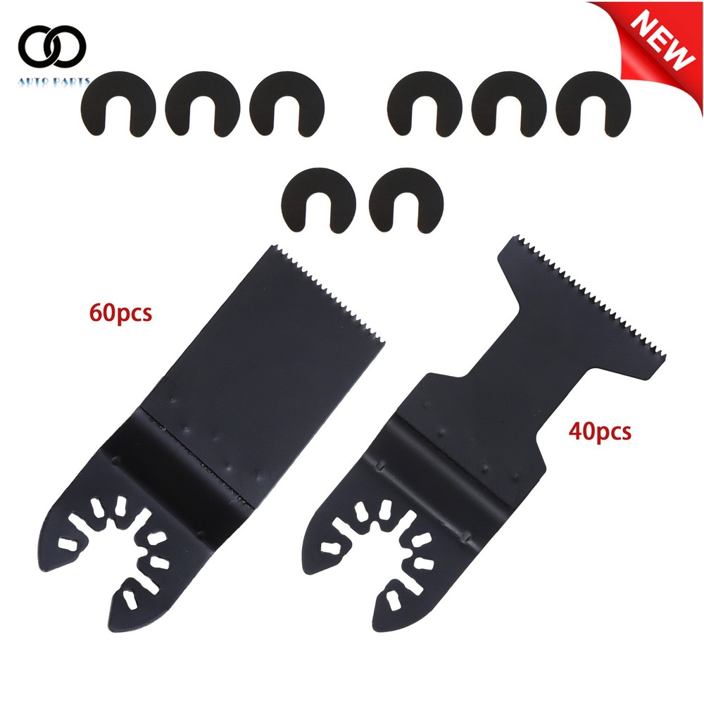 100Pcs Quick Release Universal Oscillating Tool Blades Wood Multitool Blades