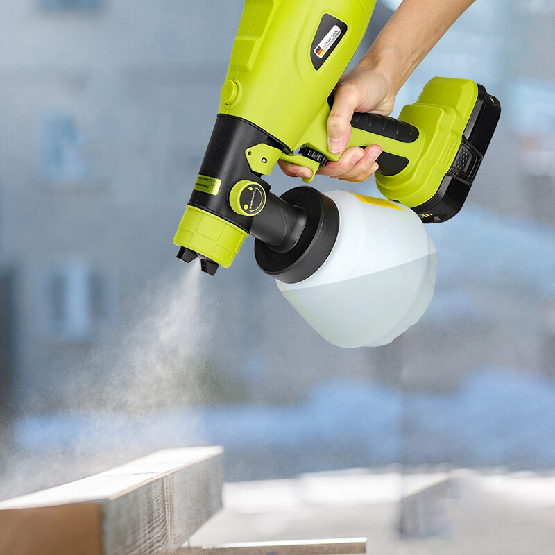 NEW Cordless High Pressure Spray Gun Airless Paint Sprayer For Ryobi 18V Battery