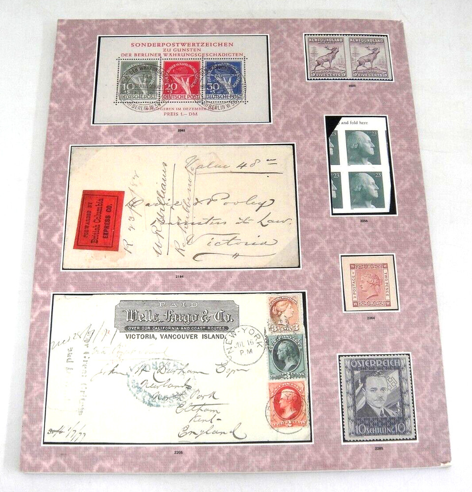 Firby Stamp Auction Catalog 2004 BC Post Confederation Express Mails History