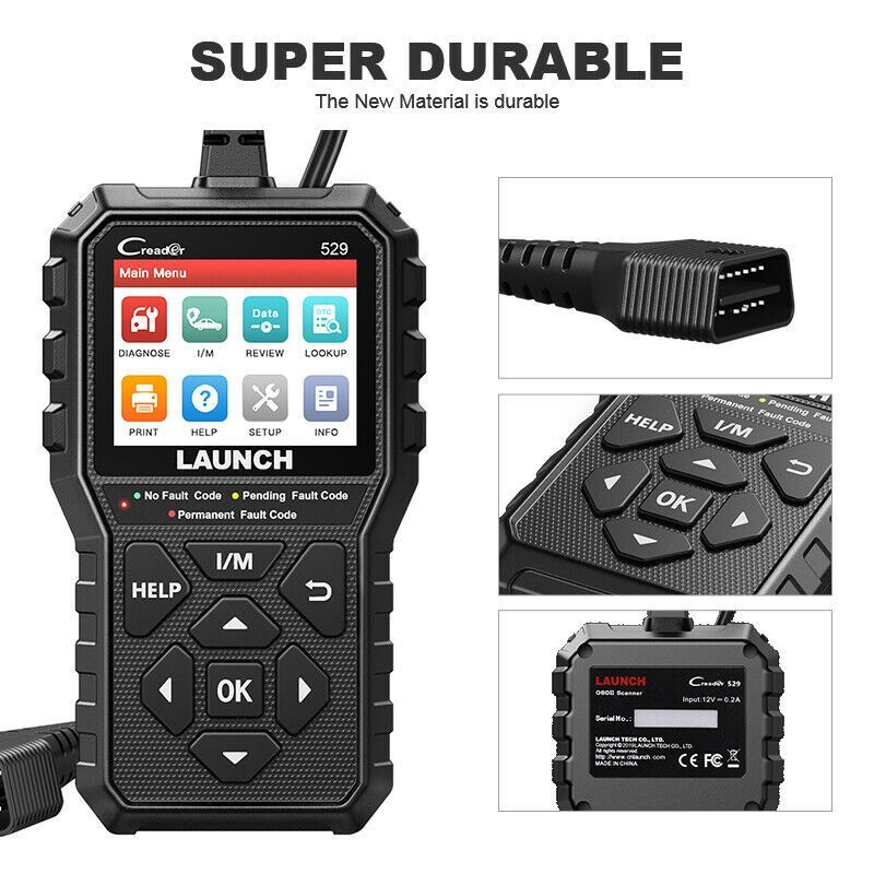 2026 LAUNCH CR529 Full OBD2 Engine Check Car Code Reader Scanner Diagnostic Tool