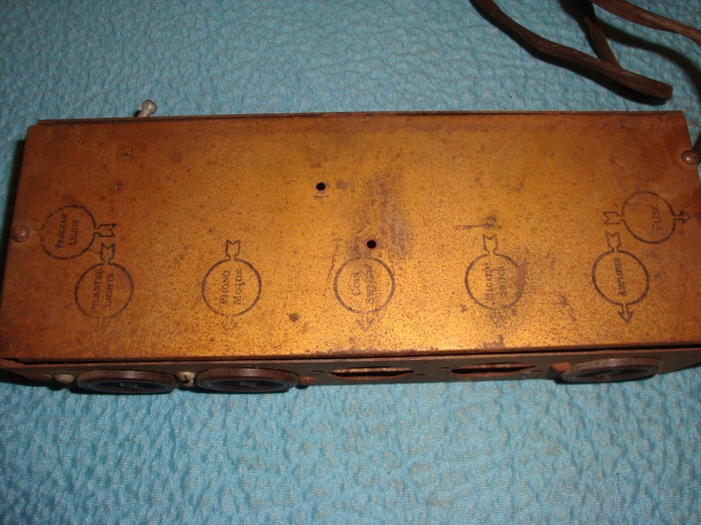 Wurlitzer Jukebox Coin Box Housing & Junction Box