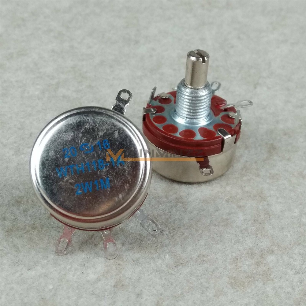 4pcs NEW 2W linearity Potentiometer 1M Ohm WTH118-1A