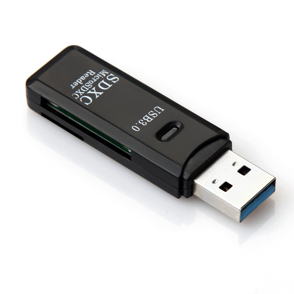 3Pcs USB 3.0 High Speed Card Reader Adapter for Micro SD SDXC TF Memory Card