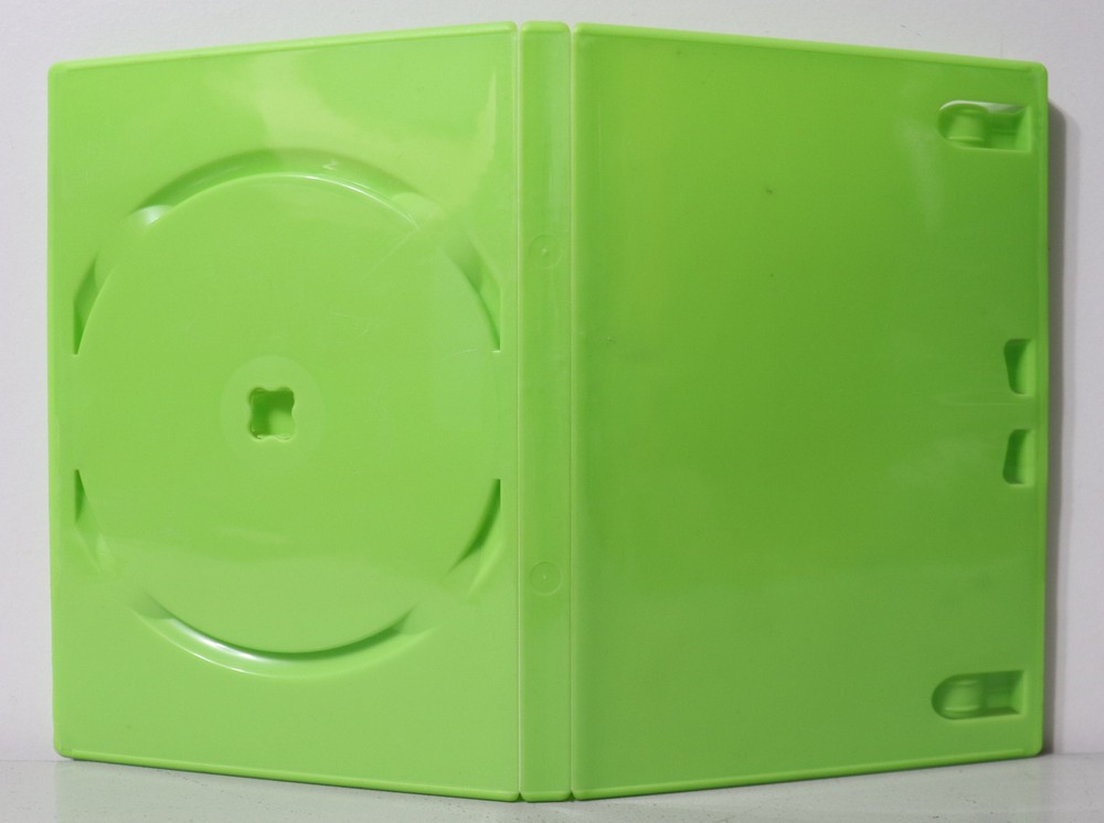 Genuine FlexBox 1-Disc Single 14mm Green DVD Replacement Case Shell NEW
