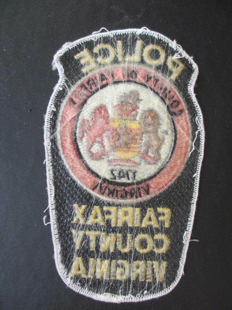 Fairfax County Police Virginia Patch 6" *