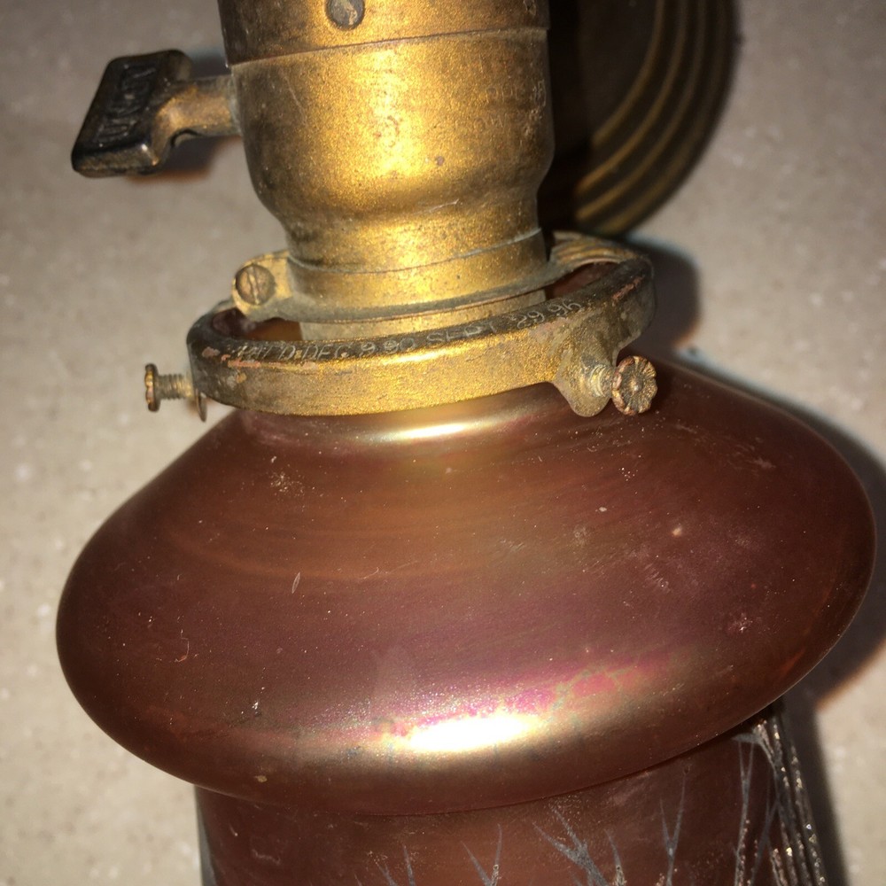 Victorian Wall Sconce 1896