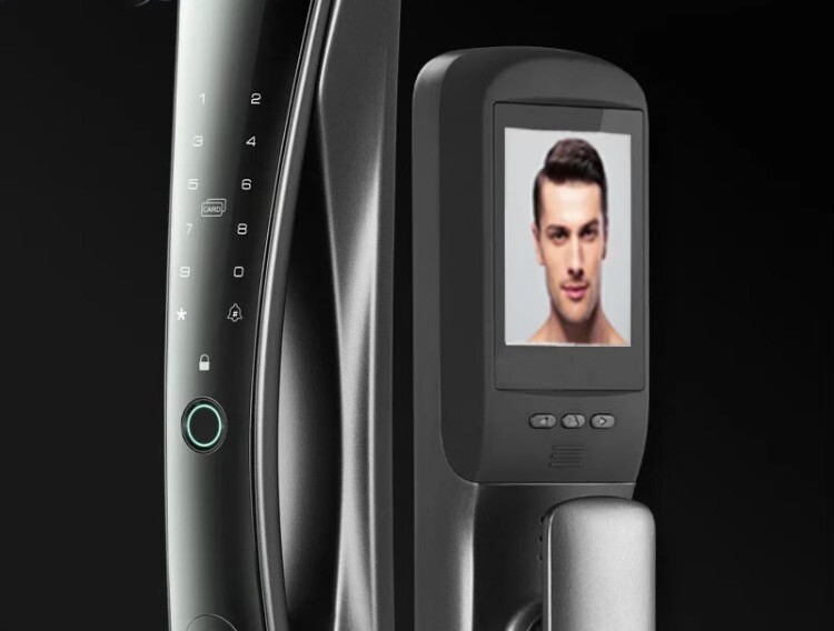 Smart Door Lock Automatic Fingerprint With Surveillance Camera Wifi Wireless