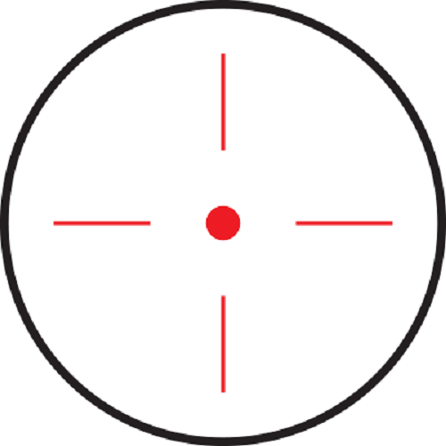 VISM Red Dot 4 Reticle Reflex Sight Site Optic BLACK Weaver Mount