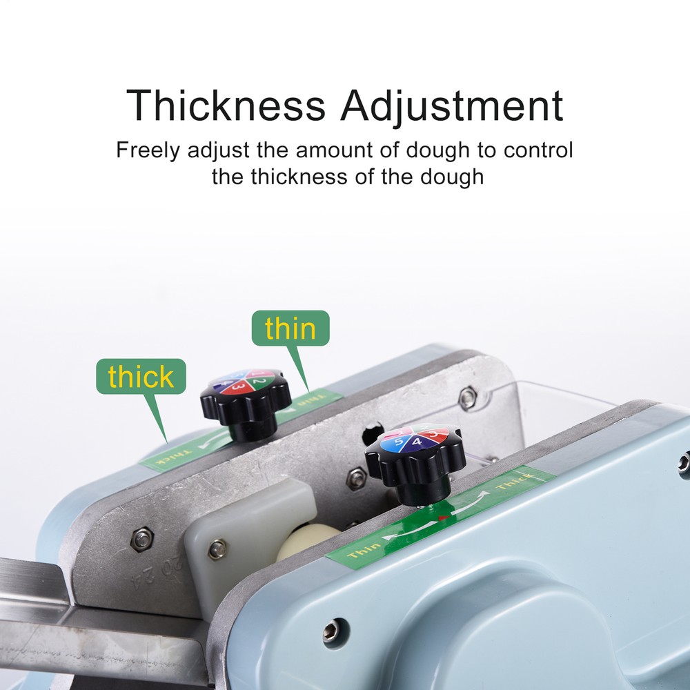 New Automatic Dumpling Skin Machine 110V Dumpling Wrapper Maker 60 Pieces/Min