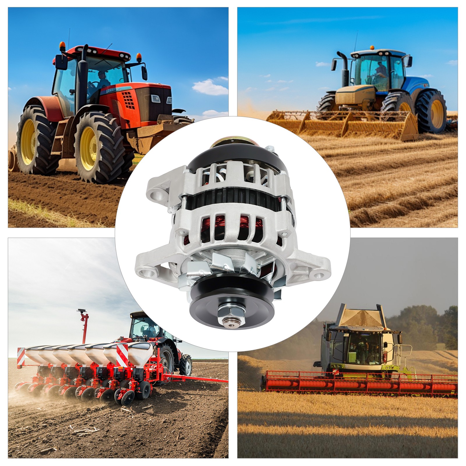 Permanent Magnet Synchronous Generator  DC Low Rpm Alternator Charging 2000W