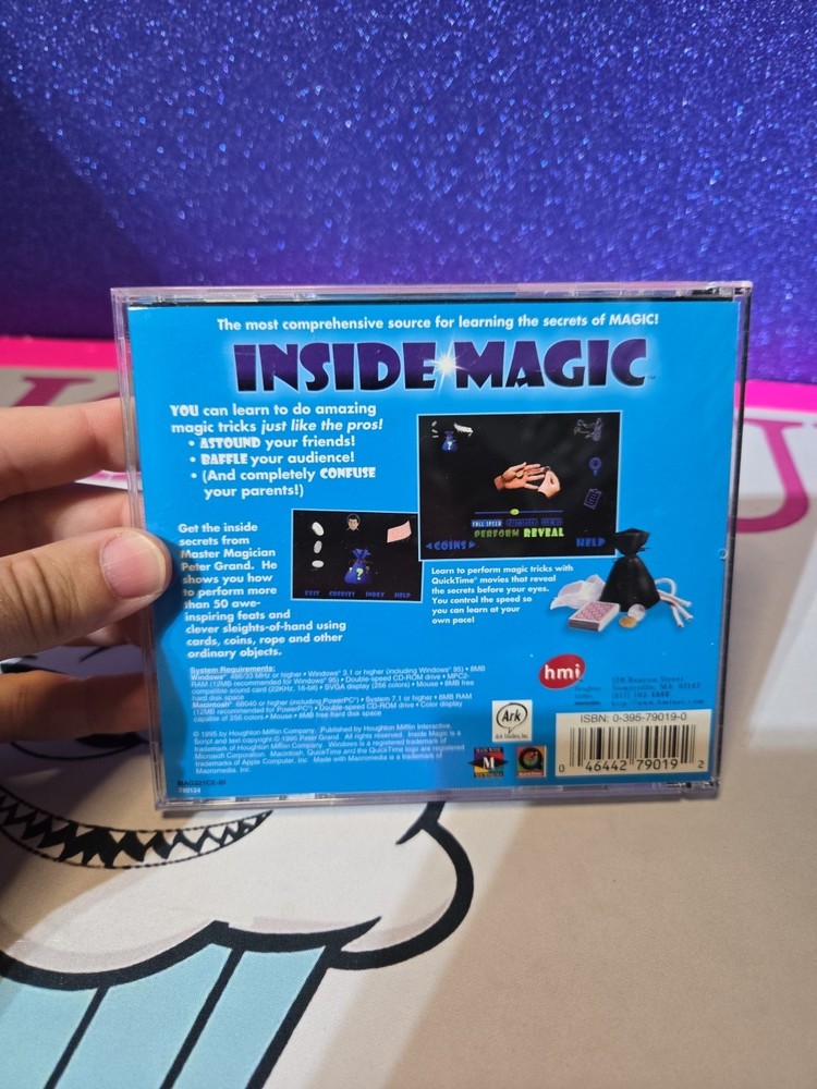 Inside Magic CD-ROM for Win/Mac PC Game Software