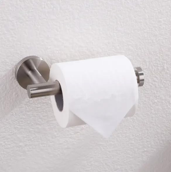 6 Peice Bathroom Hardware Accessories Set Towel Bar Set Stainless steel Silver