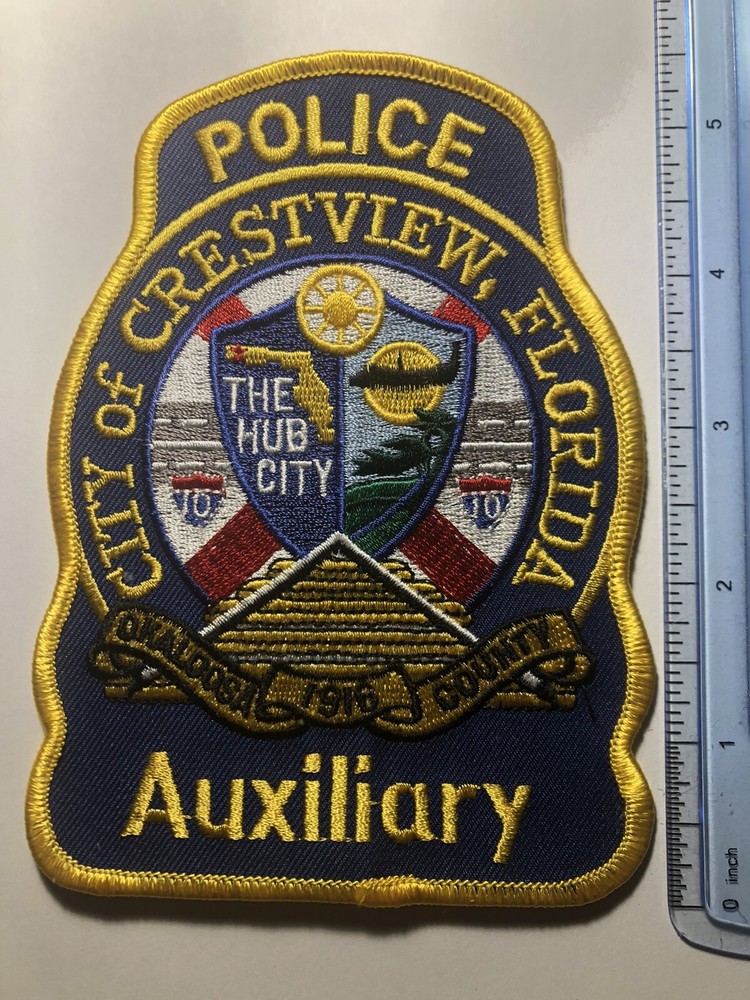 Crestview Florida Police Auxiliary Patch