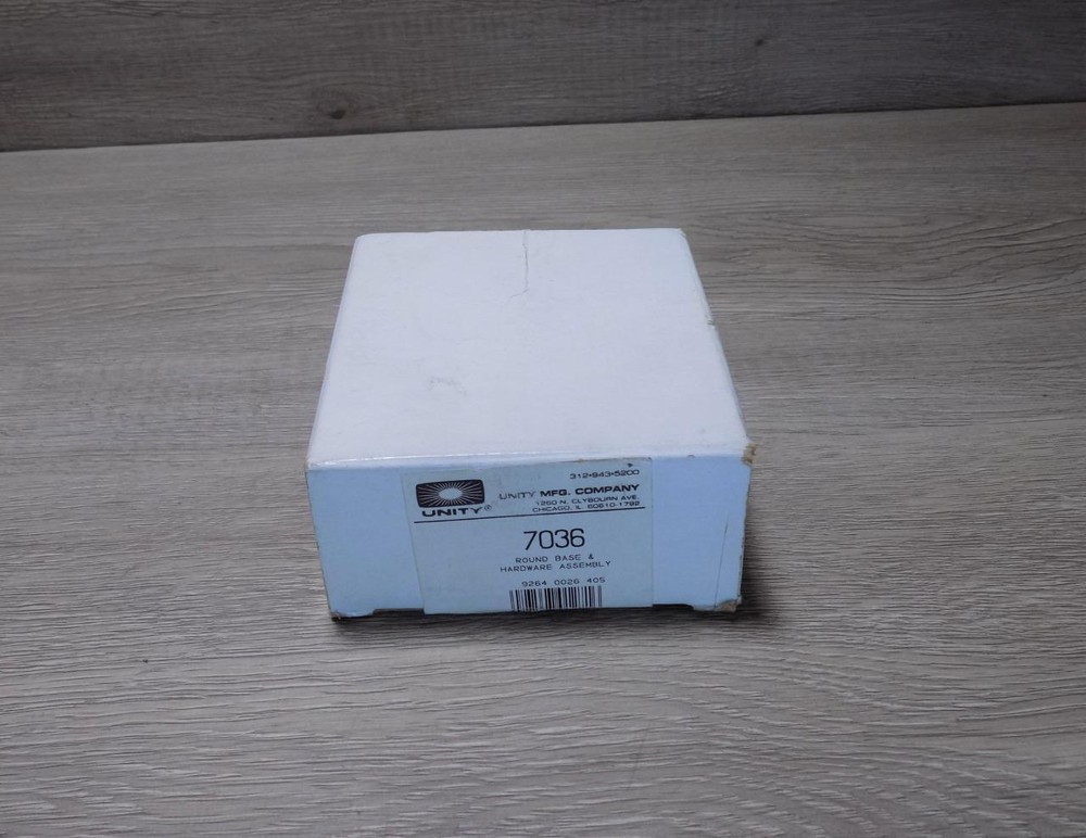 Unity 7036 6" Round Base Kit