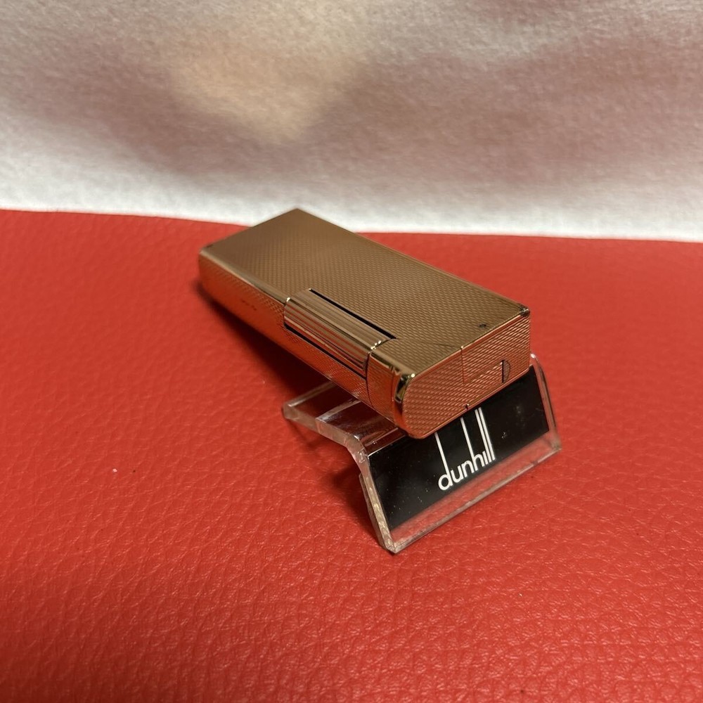 Overhauled Dunhill Rollagas lighter gold with box