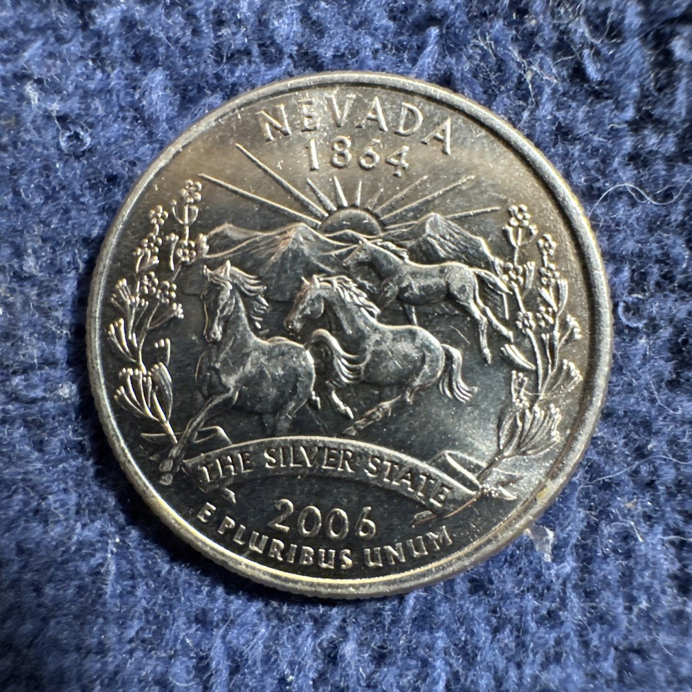 Nevada 1864 State Quarter 2006