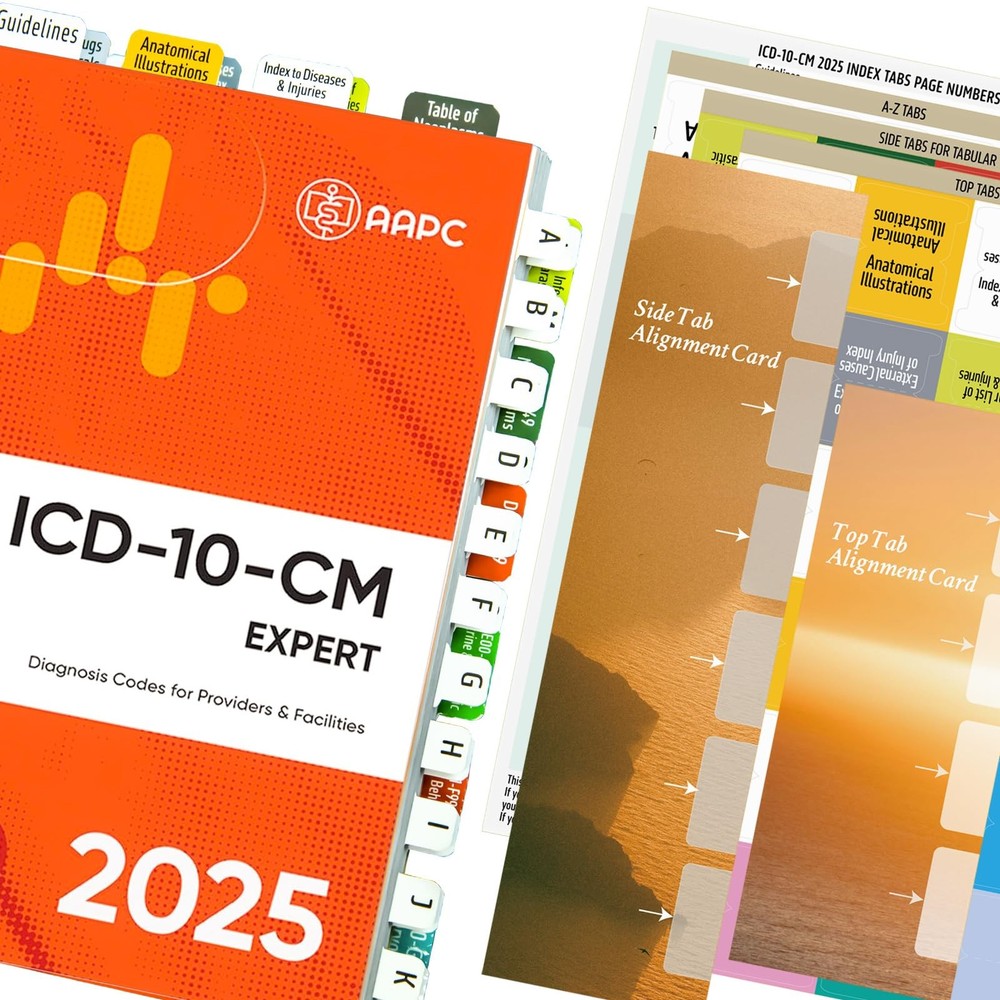 Index Tabs for ICD-10-CM 2025 Expert (AAPC Version) - Navigate with Medium