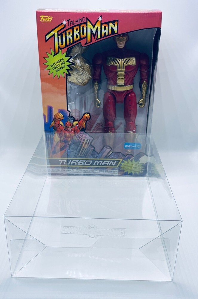 Turbo Man Funko Box Protector with SCRATCH & UV RESISTANT 0.50mm thick Plastic