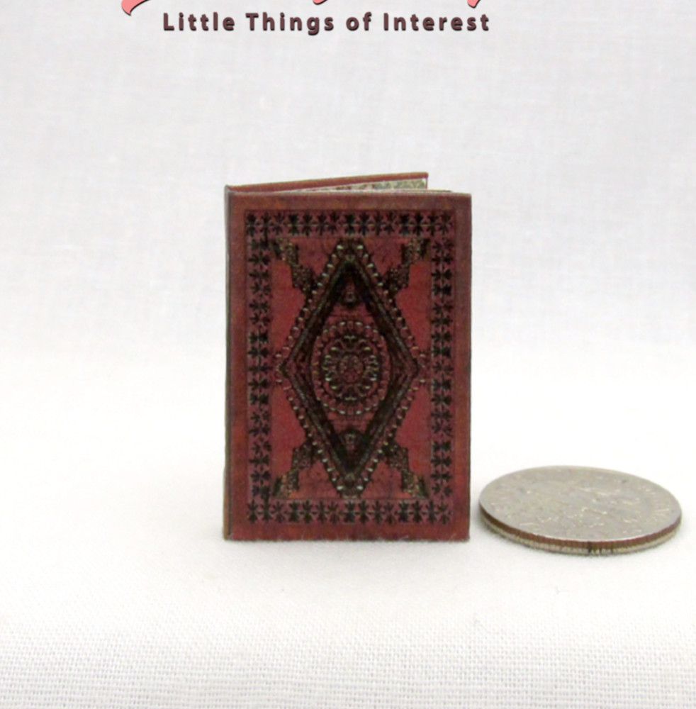 PRACTICAL MAGIC SPELL BOOK 1:12 Scale Miniature Readable Illustrated Book