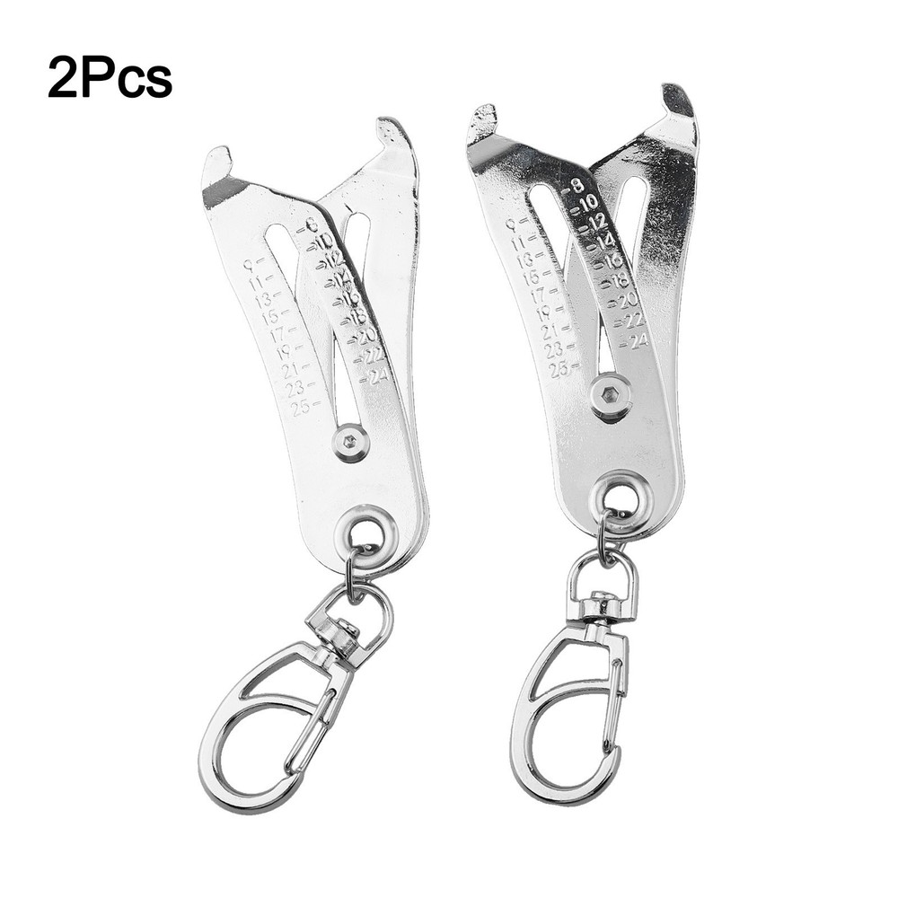Essential 2PC Thread Size Examination Kit for DIY Enthusiasts and Professionals