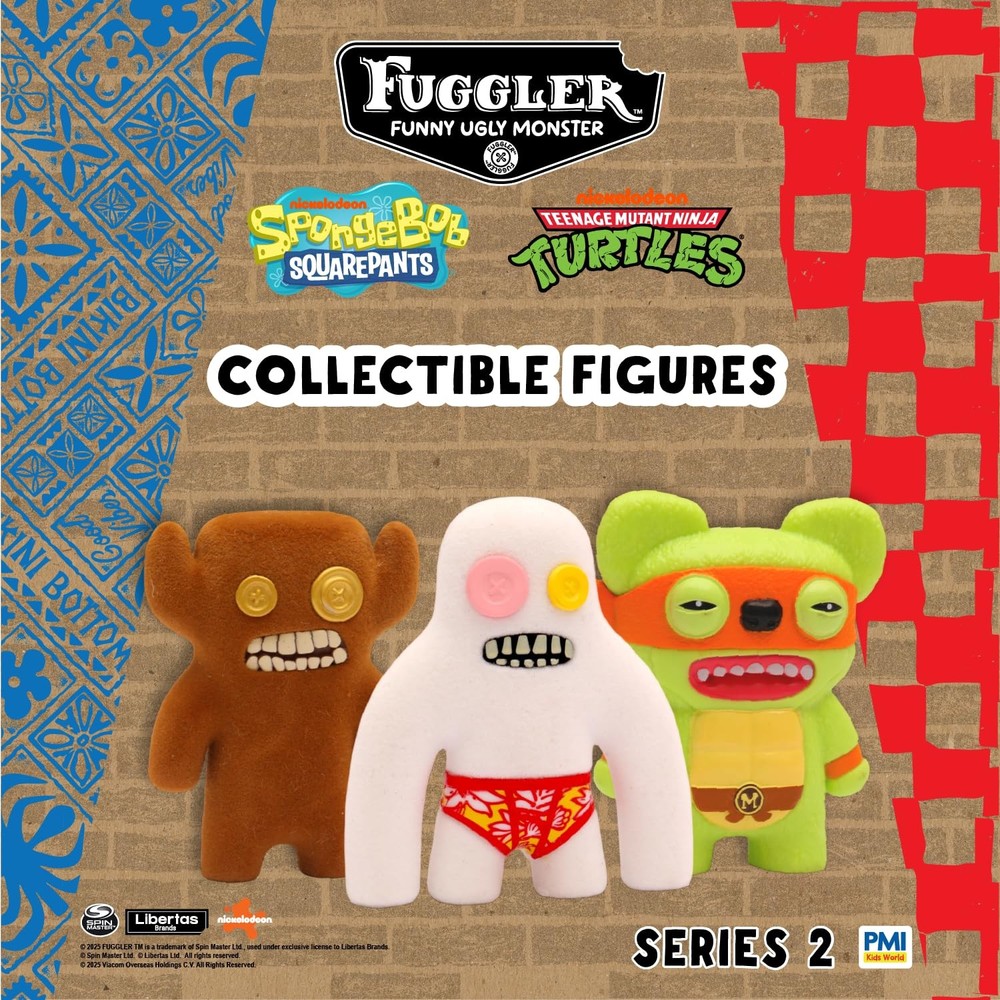 Fuggler Series 2 Collectible Figures 12-Pack Window Box | Mini, Multicolor