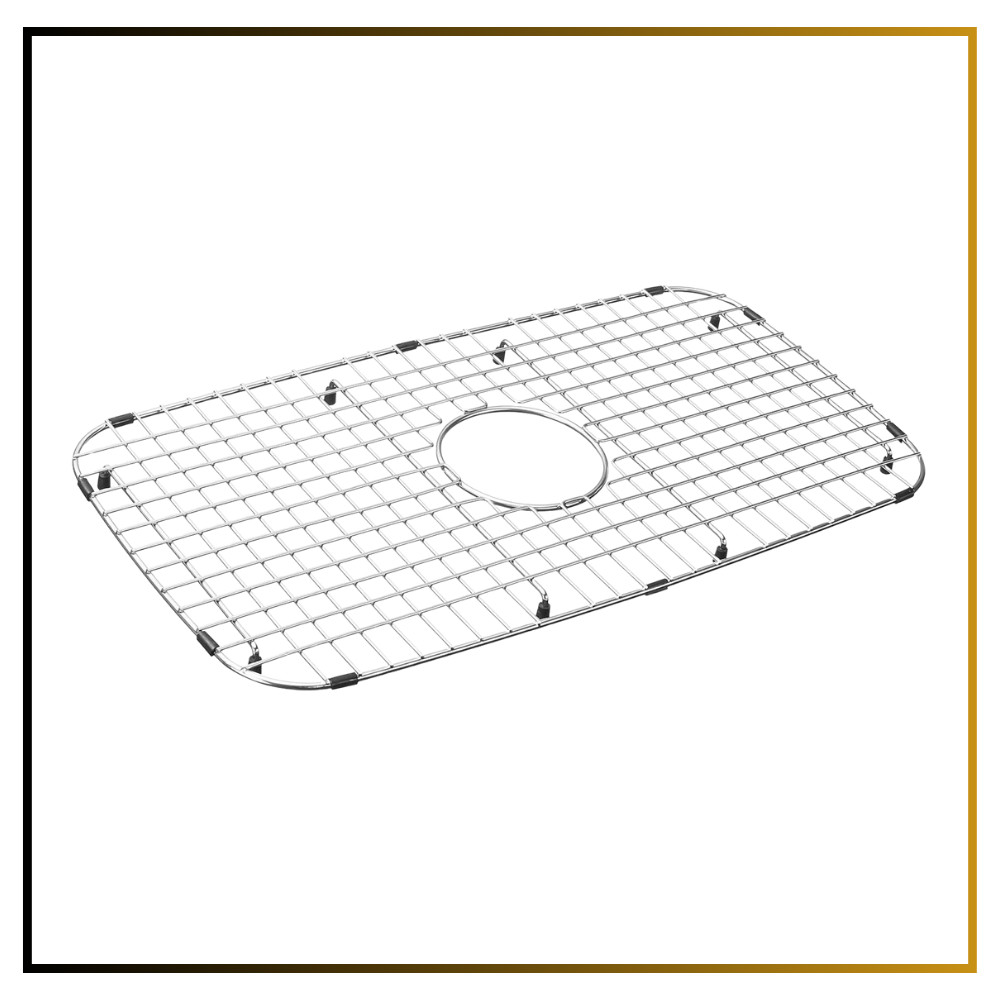Sink Bottom Grid 26" Centered Drain 2.5" Corner Radius NDG2614C