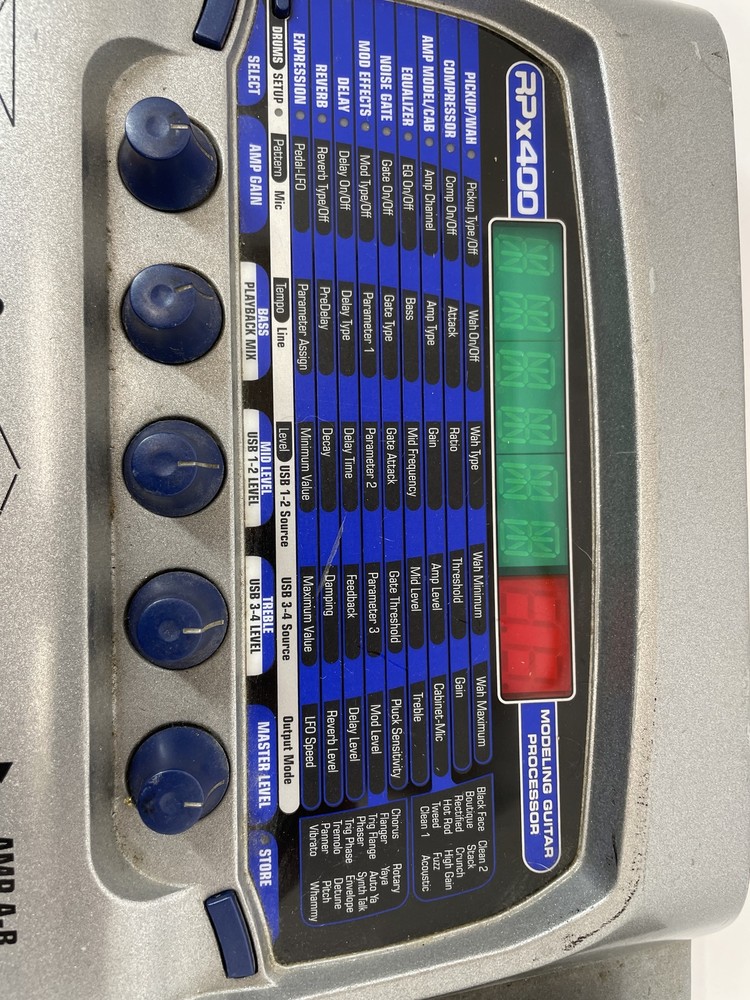 DigiTech RPX400 Modeling Guitar Processor Multi-Effects Pedal Pedalboard ONLY