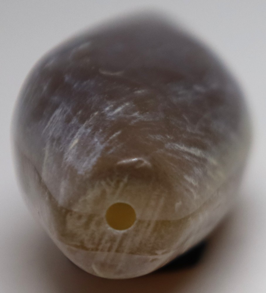 Large Ancient Central Asian Banded Agate Stone Bead with Rare Pattern