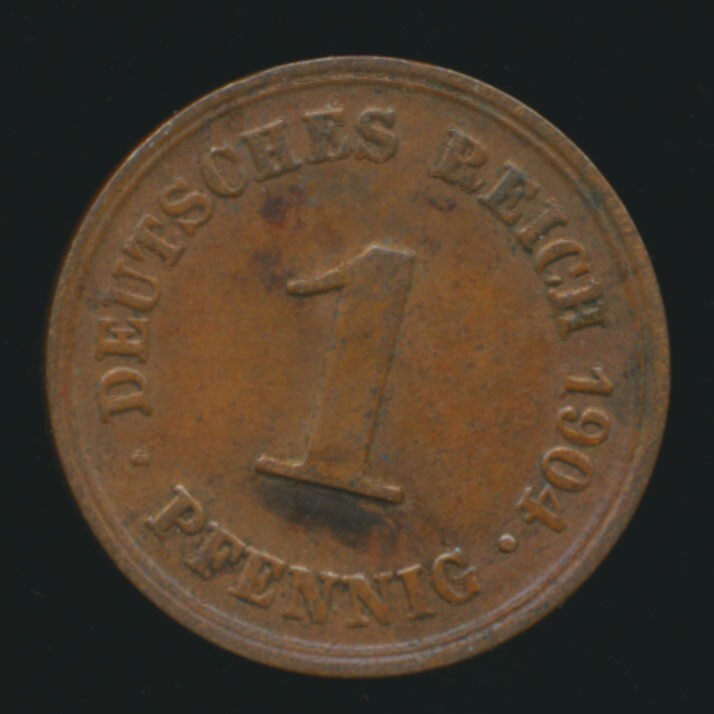 Germany  1904D PFENNIG (Copper)