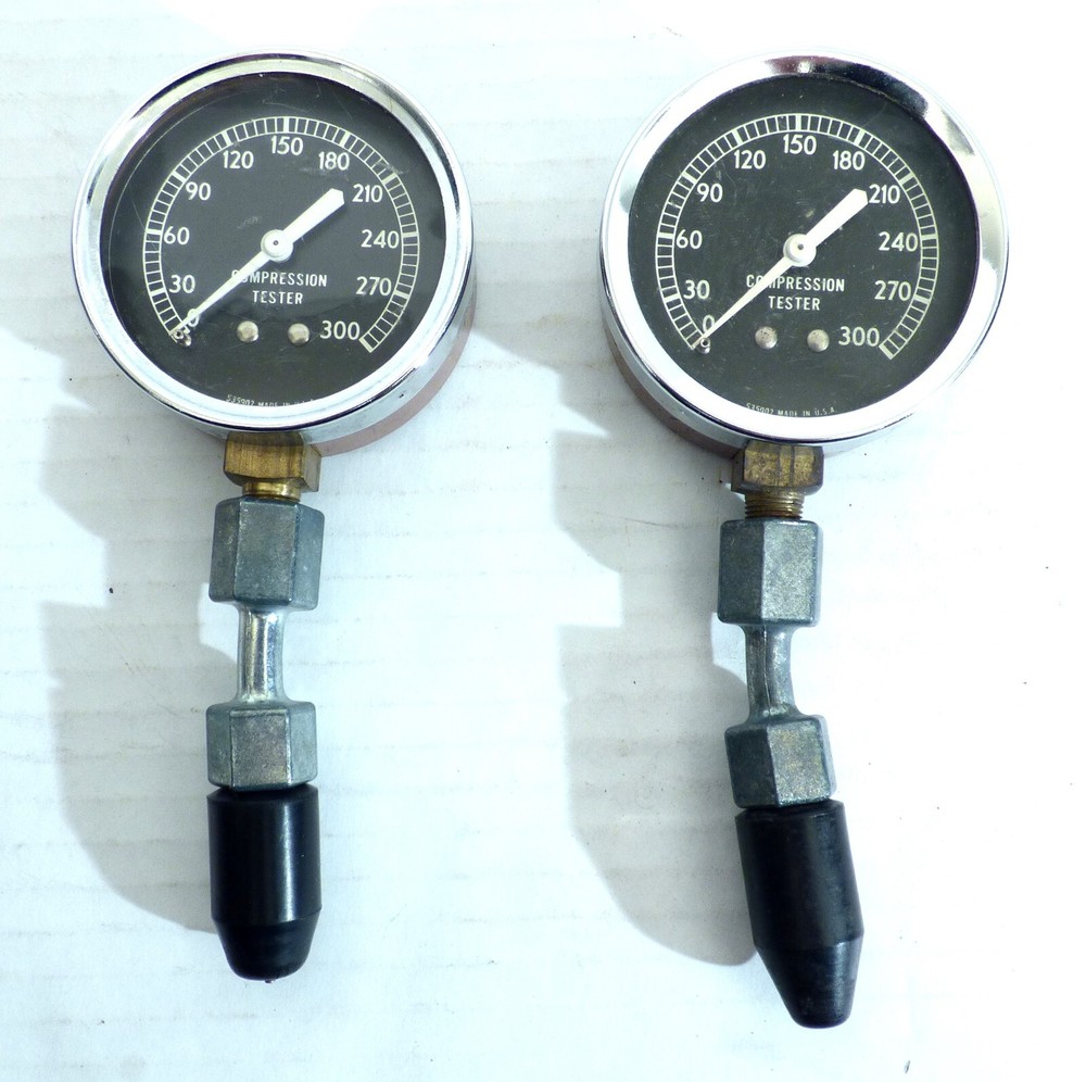 2 Vintage Compression Testers No 535902 USA