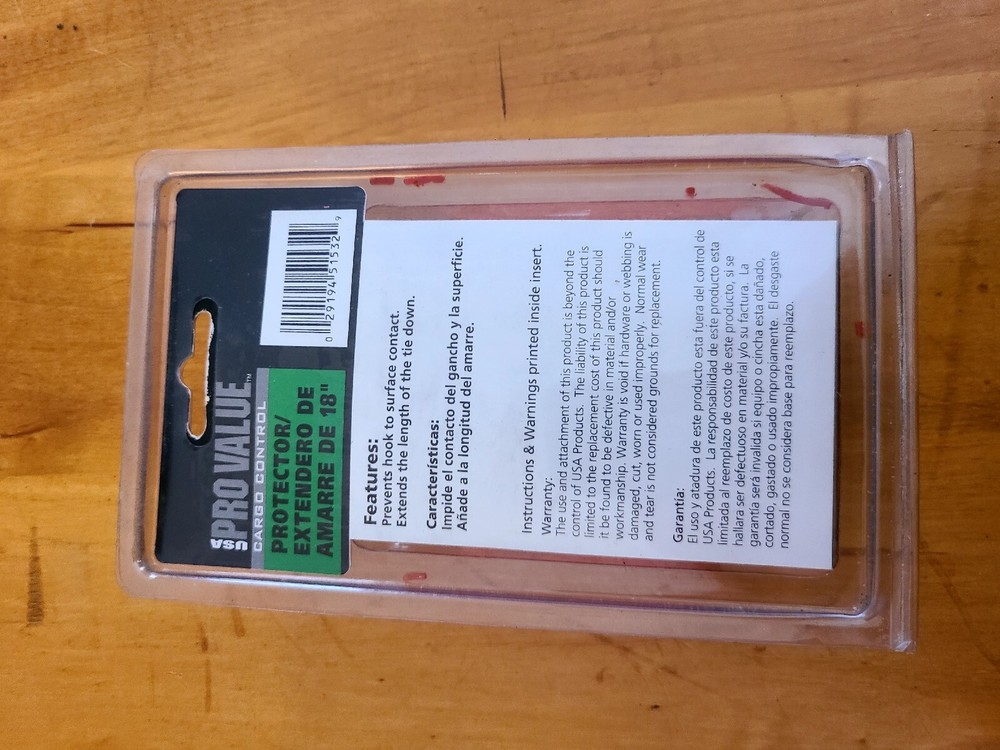 NOS Vintage Pro Value Cargo Control 18" Tie Down Protector/Extender #515320 -NEW