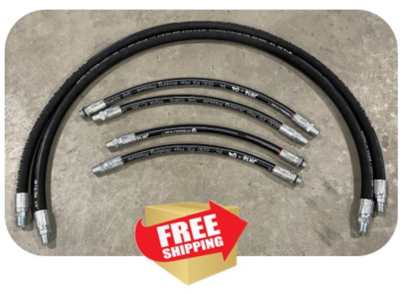 BOSS POWER-V  XT 8'2 / 9'2 BLADE SNOWPLOW HOSE KIT **FREE SHIPPING**