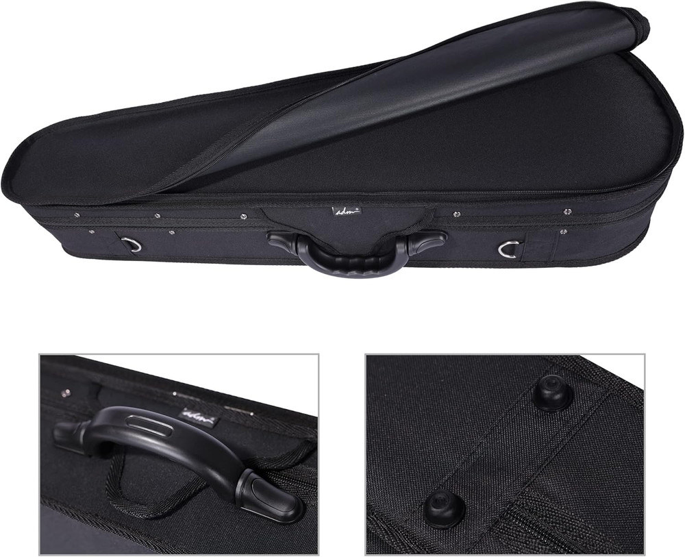 4/4 Full Size Violin Hard Case Basic Professional Triangular Shape Backpack, Sup