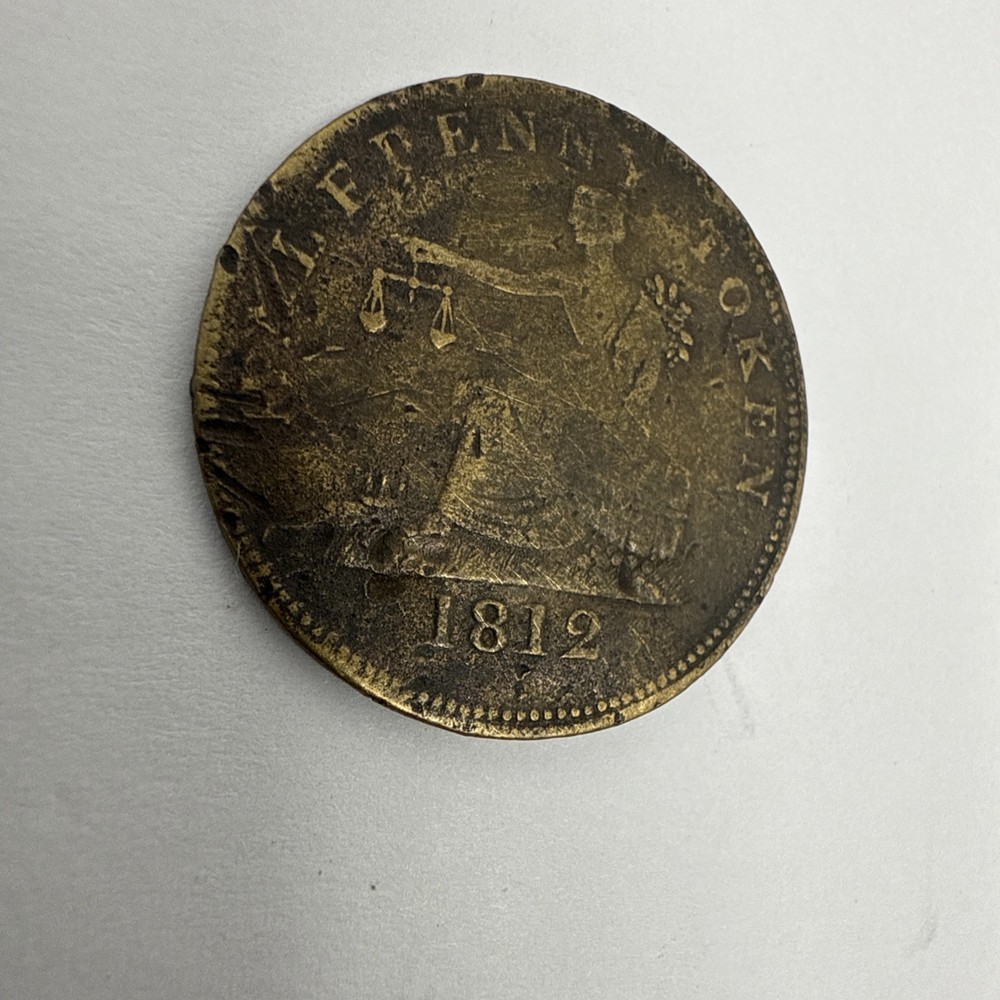 1812 Lower Canada 1/2 Penny Token #10009