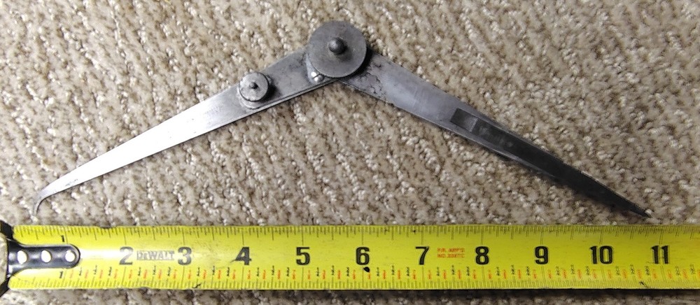 🗽 VINTAGE STARRETT 10" ID/OD CALIPER