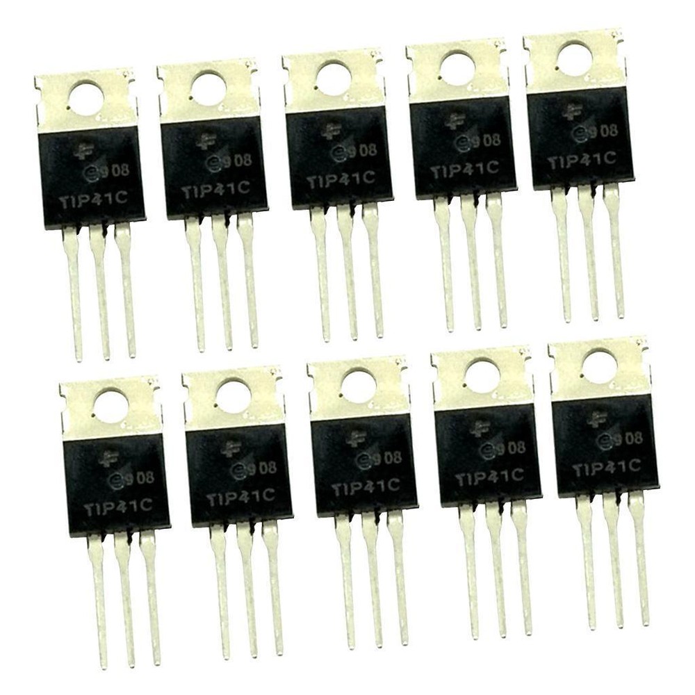 DIY & Tools/Electrical/Transistors TIP41C TO-220 100V / 6A / 65W NPN Transistor