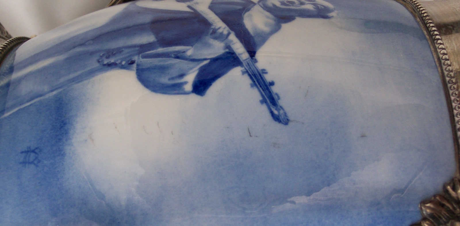 CAC Ceramic Arts Co Lenox Gorham Sterling Silver Loving Cup Stein 5 1/2 Pint