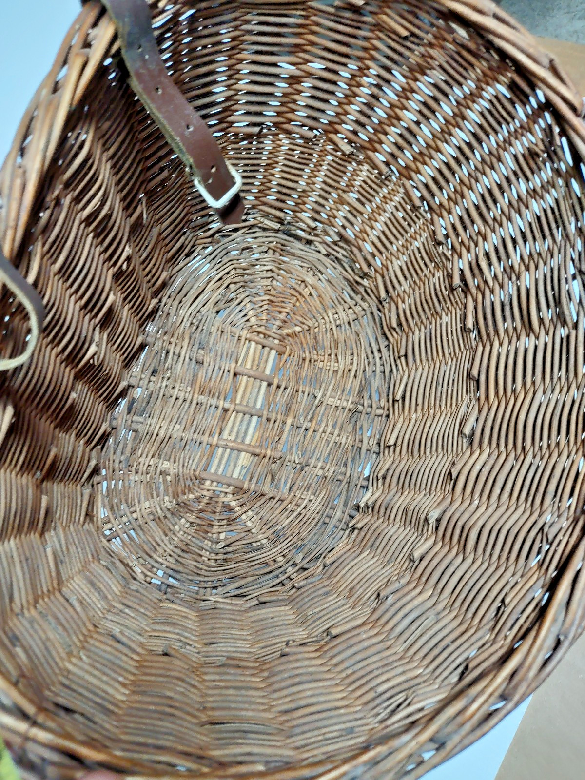 VTG Handmade Wicker Storage Container Front Handlebar Bicycle basket