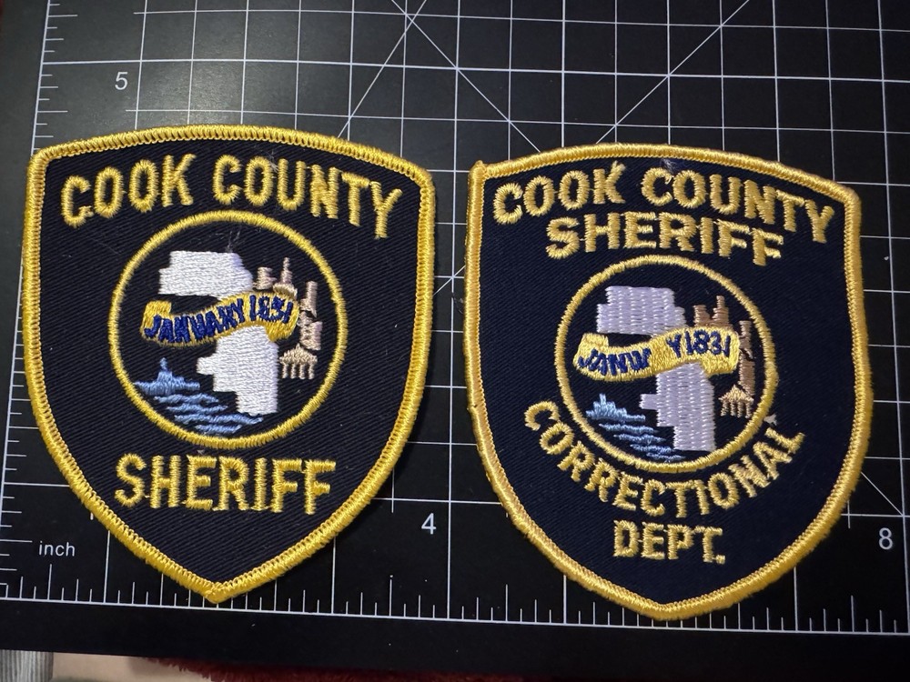 2 Cook County Illinois Historic Patches