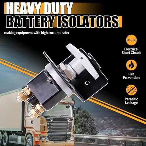 Battery Cut Off Switch 500A High Current 12V-36V Master Battery Disconnect