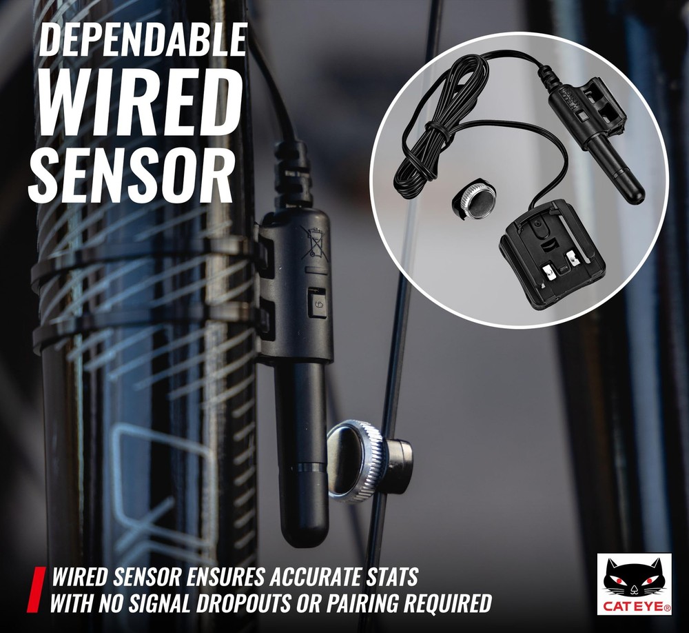 Wired Bike Computer – Entry-Level Speedometer and Odometer, Perfect for Begin...