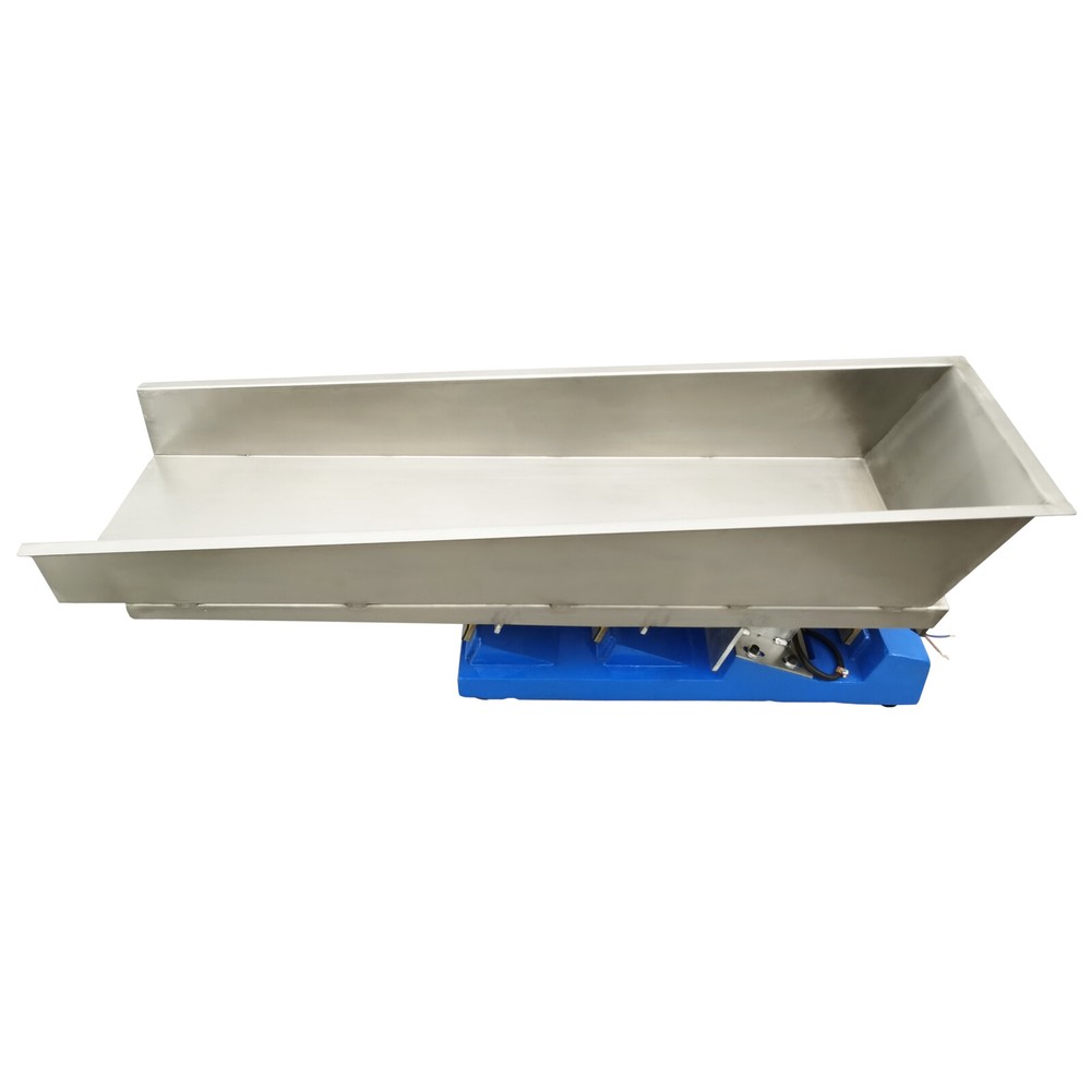 Electromagnetic Vibrating Feeder Shaking Type Material Conveyor 110V 100W