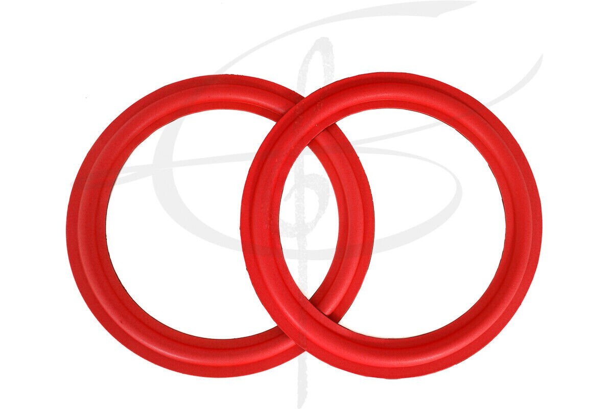 2Pcs 12" Inch SPEAKER FOAM SURROUND Red Cerwin Vega Angle D-5 D-6, D-7, DX-7 USA