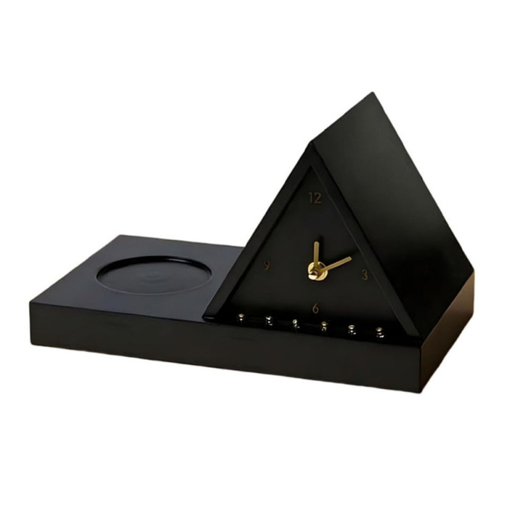 Bedside Bookshelf Clock With Light And Storage Function 4 In 1 Bedside