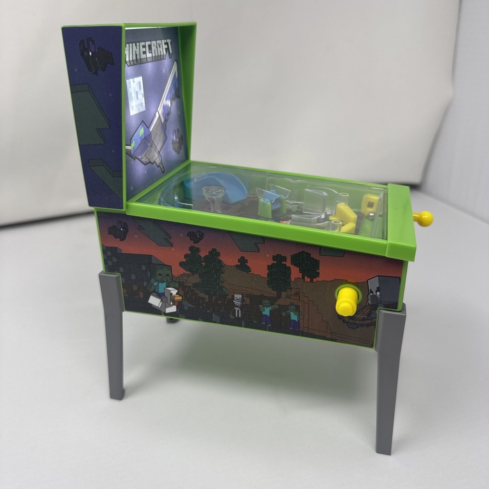 Minecraft Mini Pinball Machine Tested Works